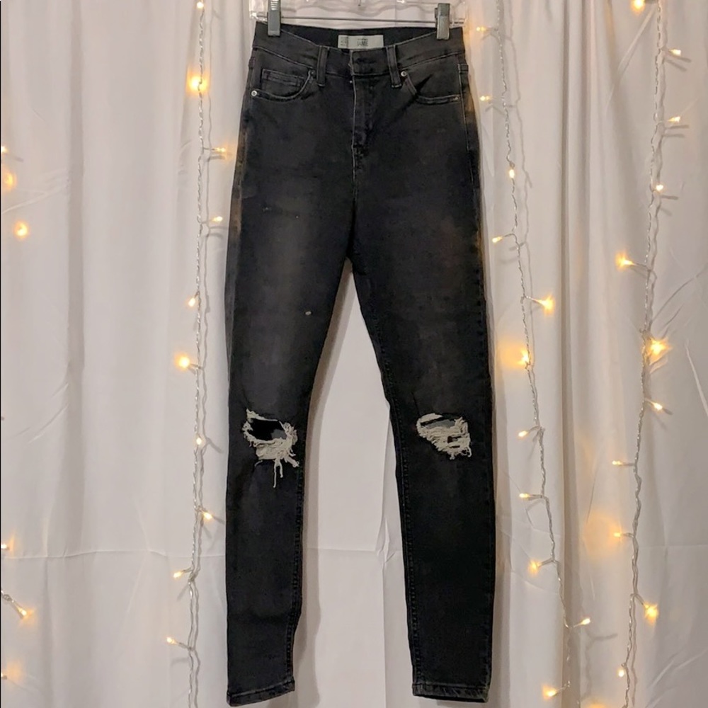 Topshop Moto Jamie distressed jeans